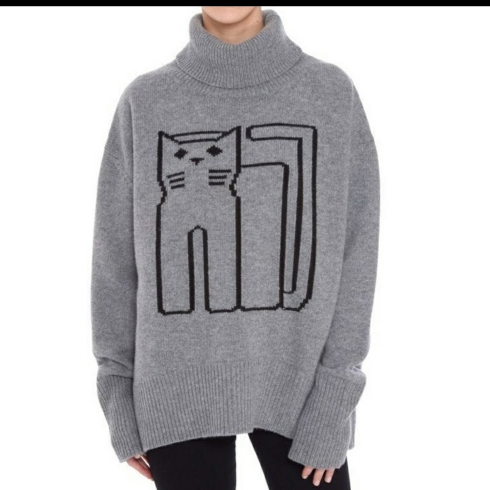 NWT💕 Markus Lupfer Oversized Turtleneck Jumper